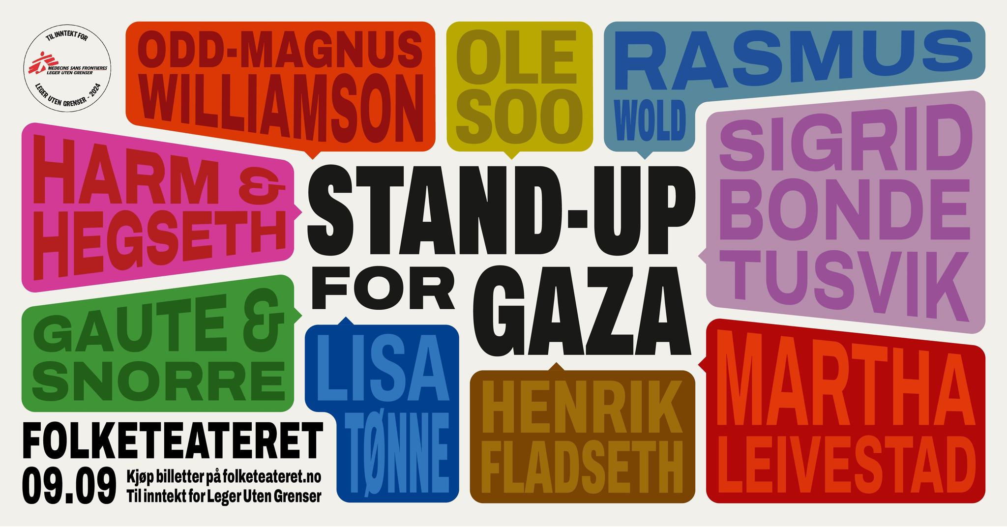 #Standupforgazaoslo, 9 september 2024